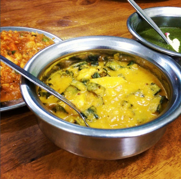 pak putra aloo gobi and spinach