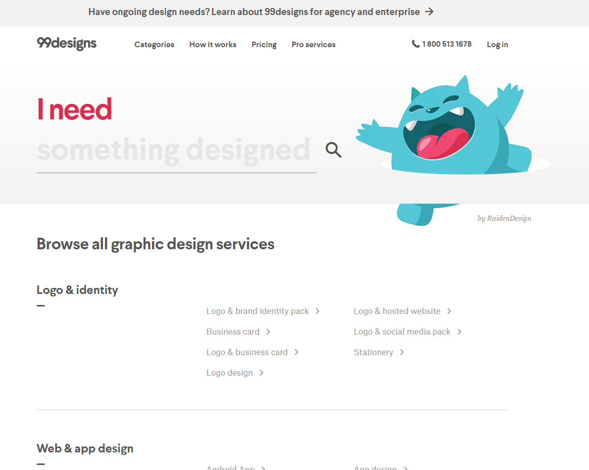 freelance websites 99designs