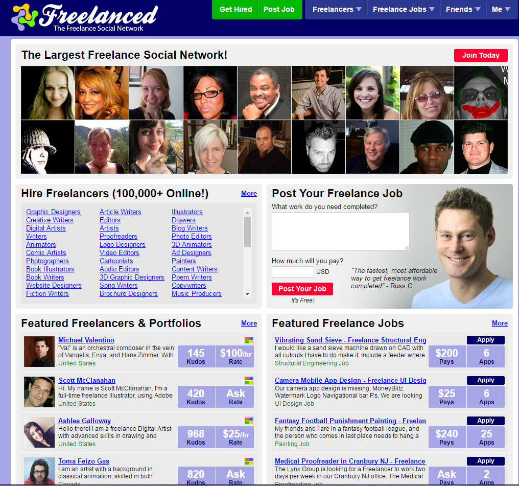 freelance websites freelanced