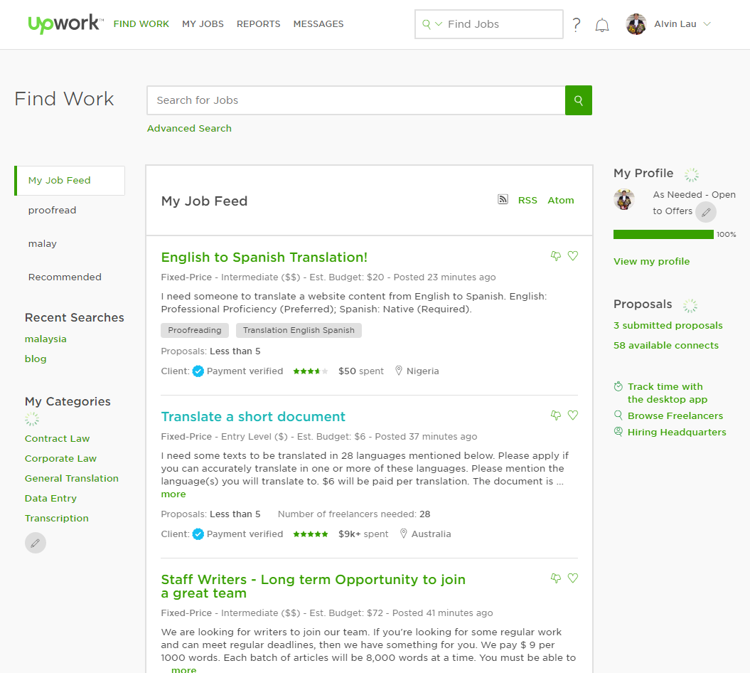 freelance websites upwork