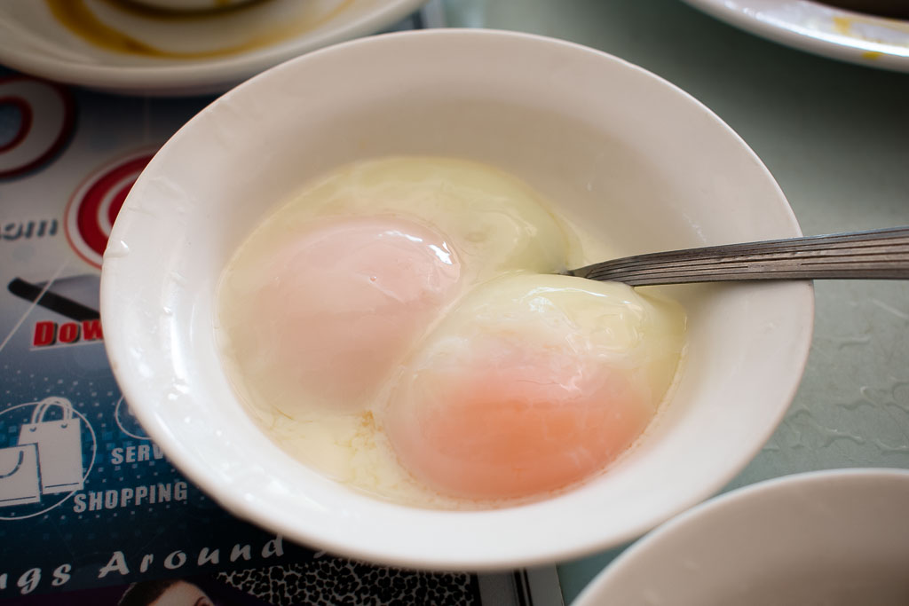 limbongan hailam kopitiam soft boiled eggs