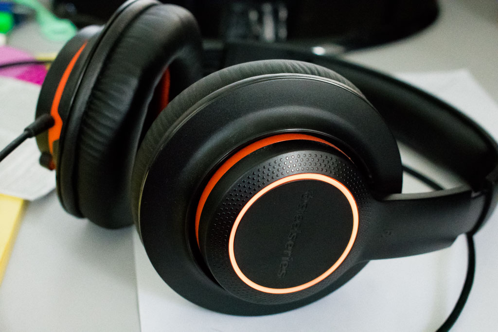 steelseries siberia 150 headset black and orange