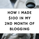 How I Made $100+ In My 2nd Month Of Blogging