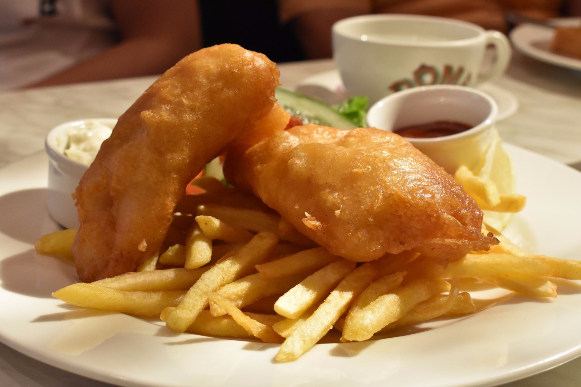 dome cafe johor premium outlet fish and chips