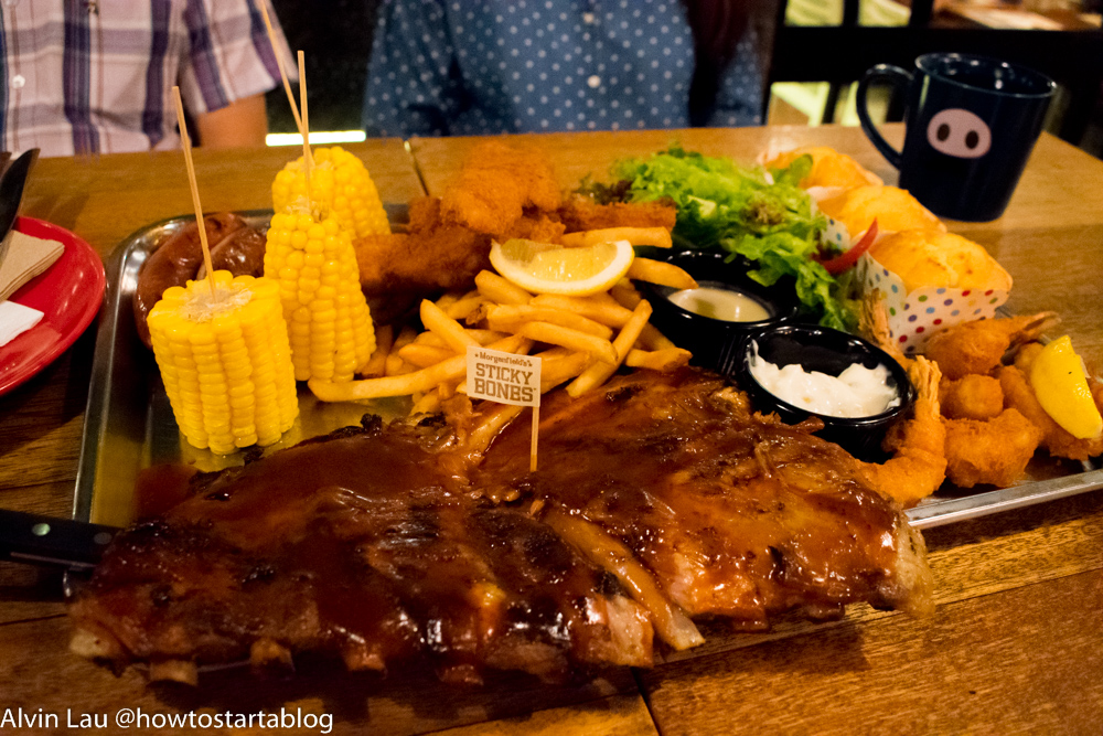 morganfields kota syahbandar melaka pork ribs