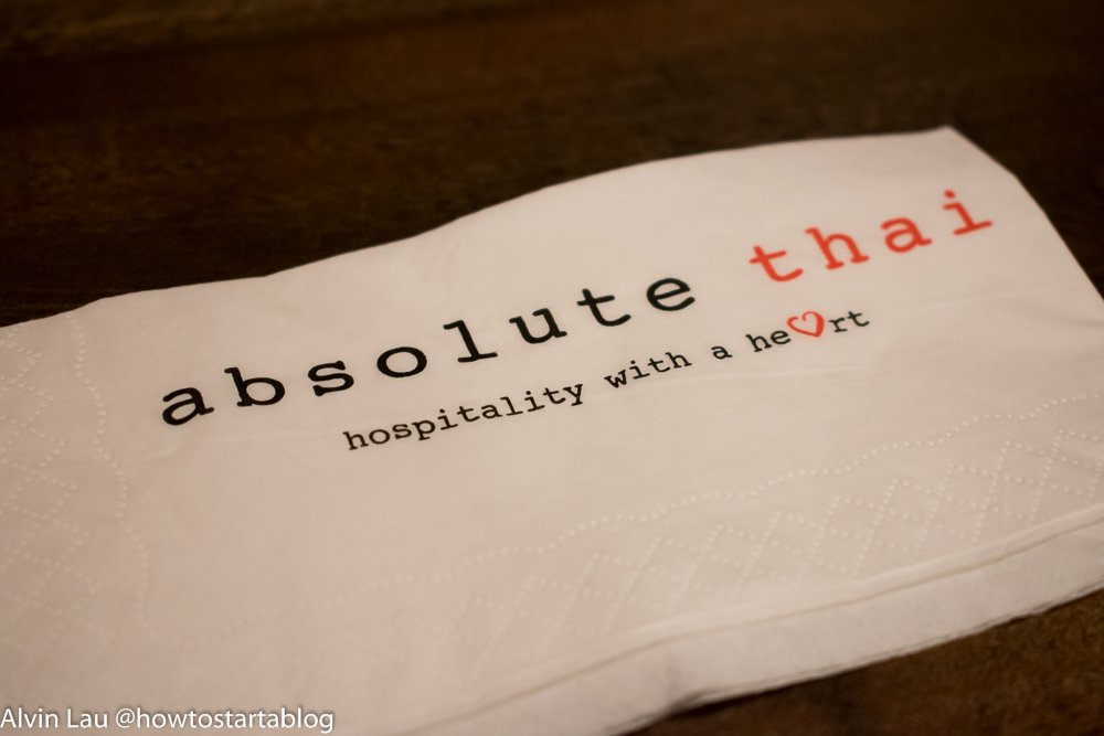 absolute thai genting premium outlets napkin