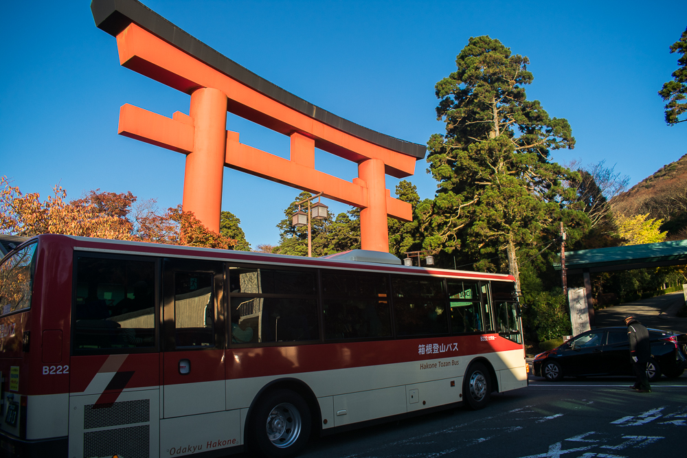 take bus in hakone