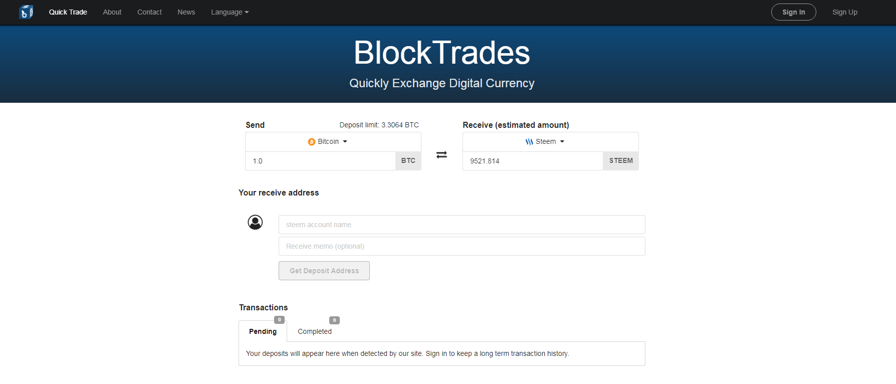 bitcoin exchanges - blocktrades