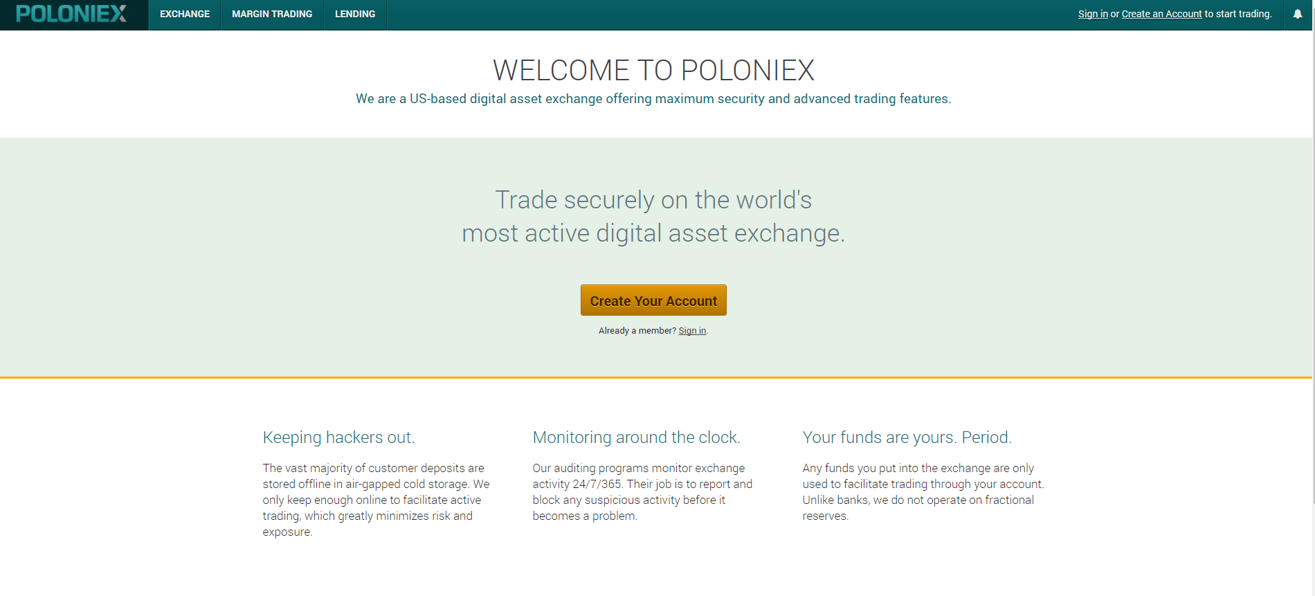 bitcoin exchanges - poloniex