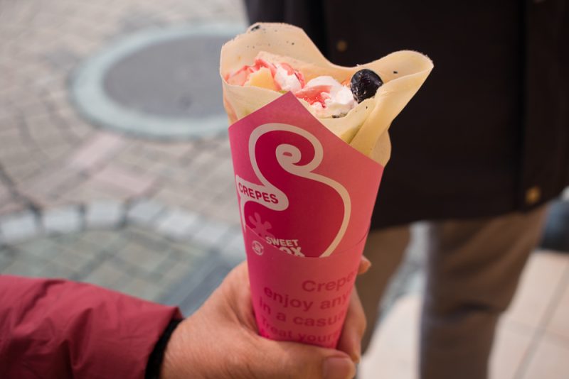 harajuku attractions - crepes