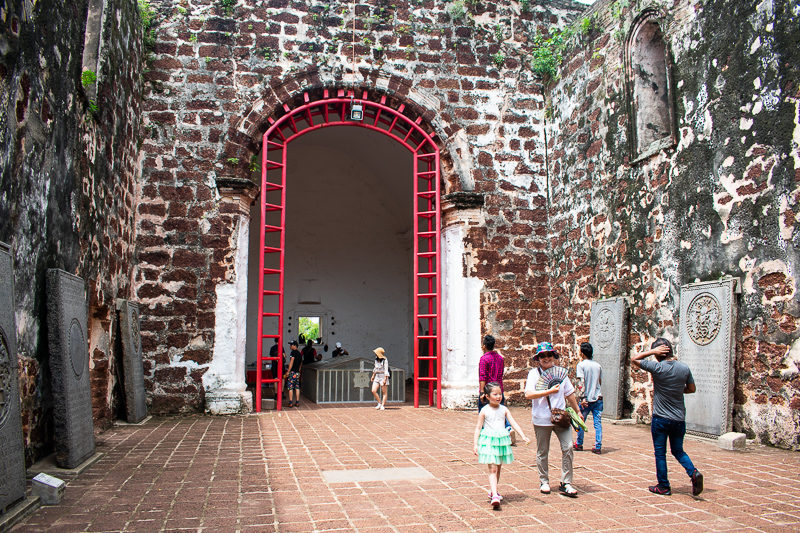 what to do in melaka - st pauls hill