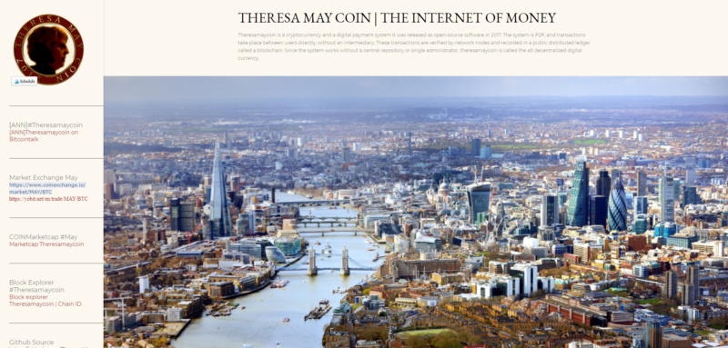 what is theresa may coin