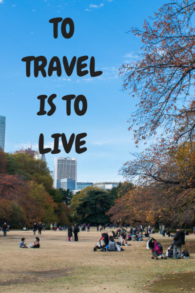 to travel is to live