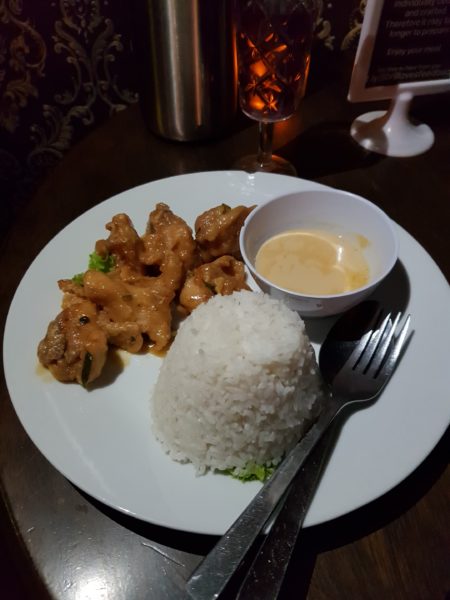 salted egg butter chicken jibril cafe