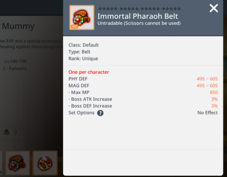 best belt night lord maplestory m