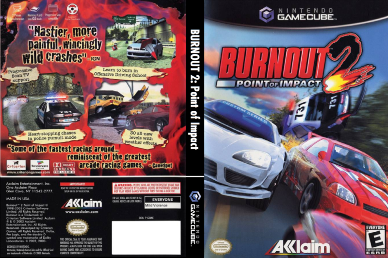 burnout 2 gamecube