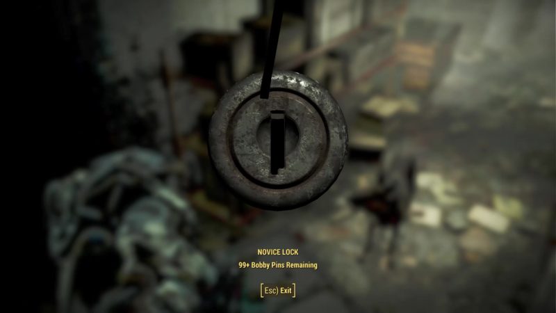 how to lockpick in fallout 4