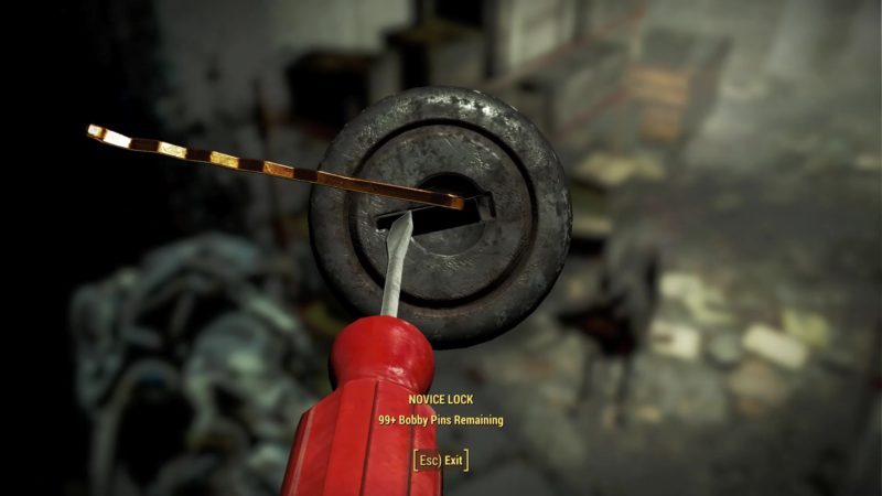 fallout 4 lockpicking