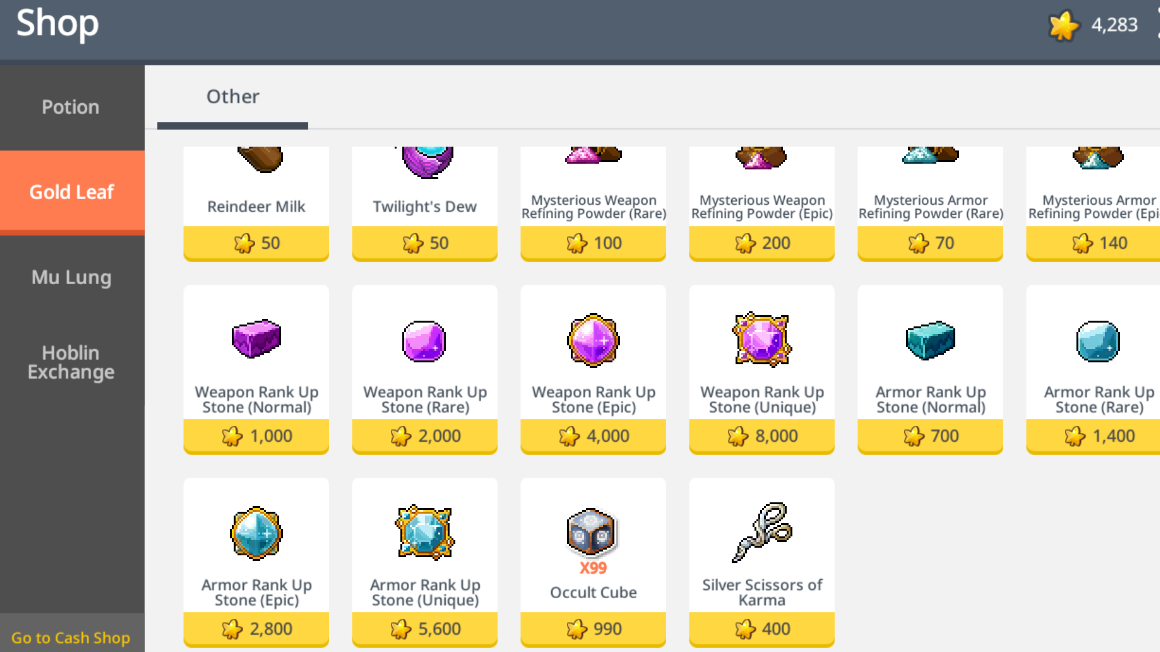 MapleStory M How To Get Rank Up Stones (Ordinary Reviews)