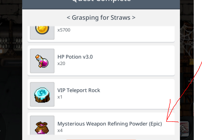 MapleStory M How To Get More Weapon And Armor Refining Powder
