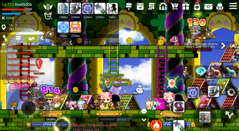 how to farm mesos maplestory m