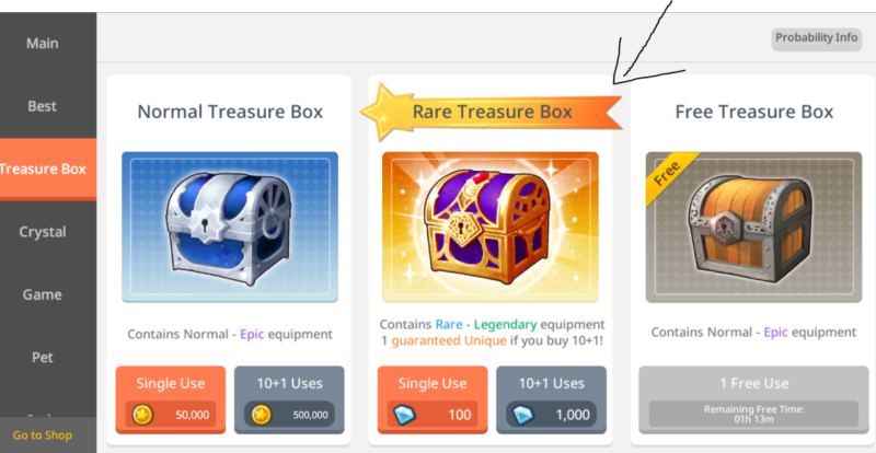 maplestory m legendary equipment