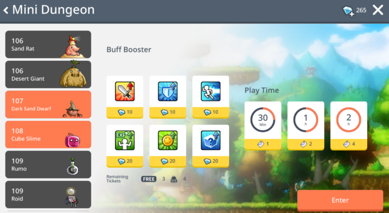 ways to gain exp in maplestory mobile