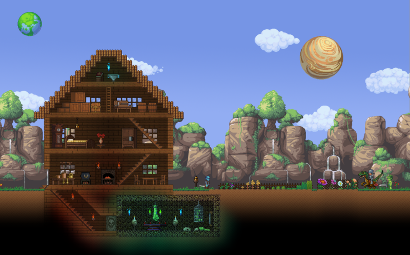 games like terraria and starbound