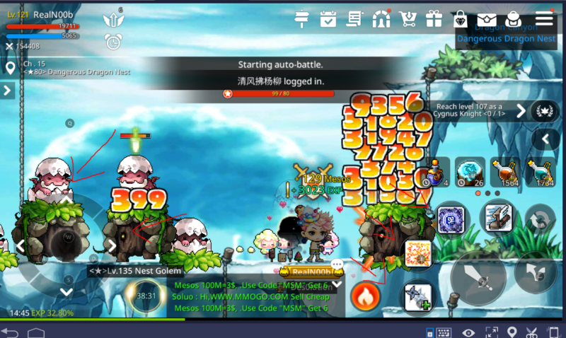 play maplestory m on pc