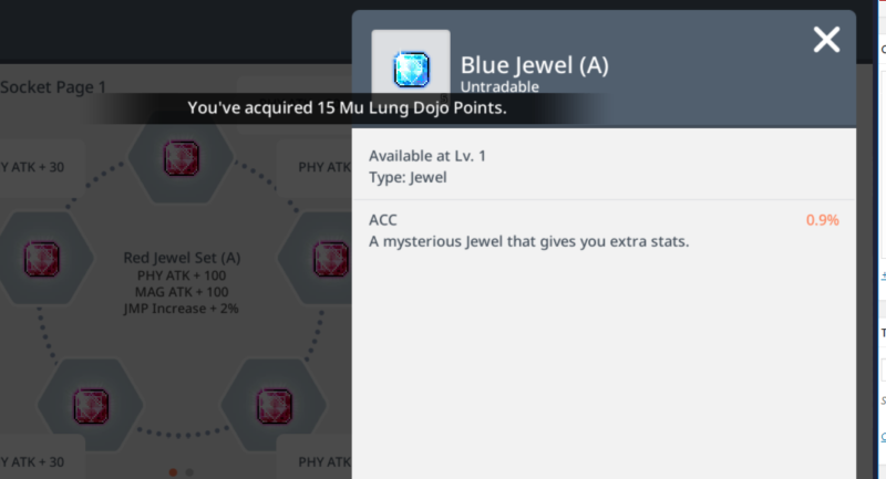 add accuracy jewel set maplestory m