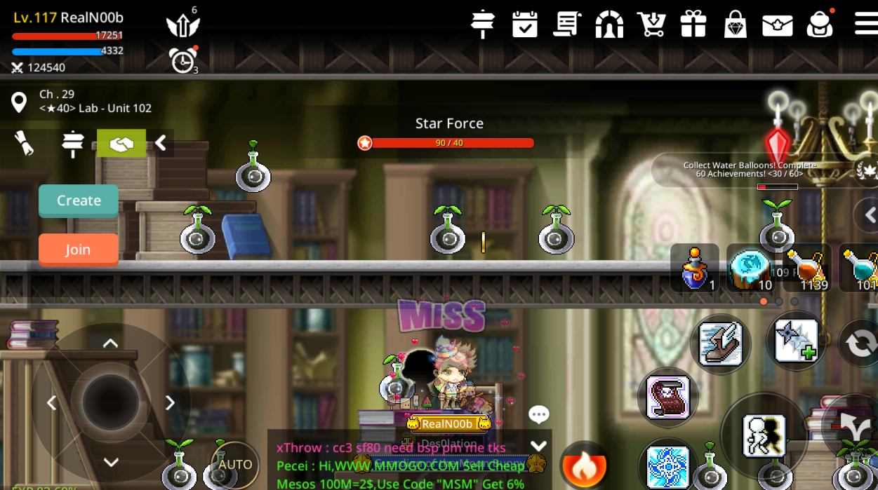 Best Place To Grind (MapleStory M) Which Star Force Field To Use