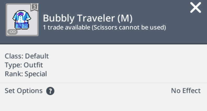 bubbly traveler male