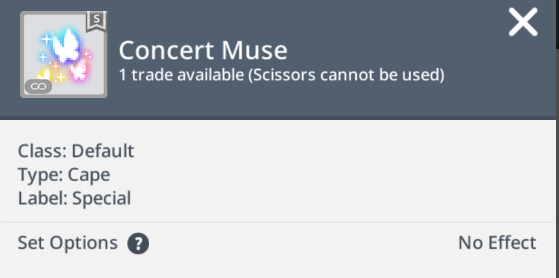 concert muse cape