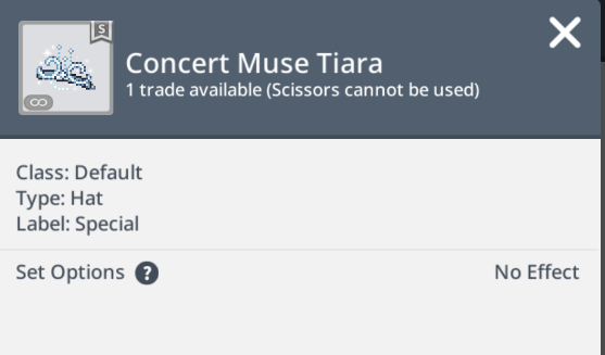 concert muse tiara