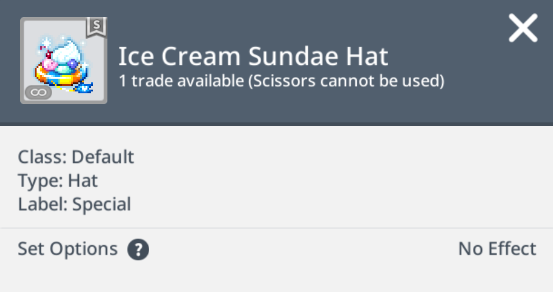 ice cream sundae hat