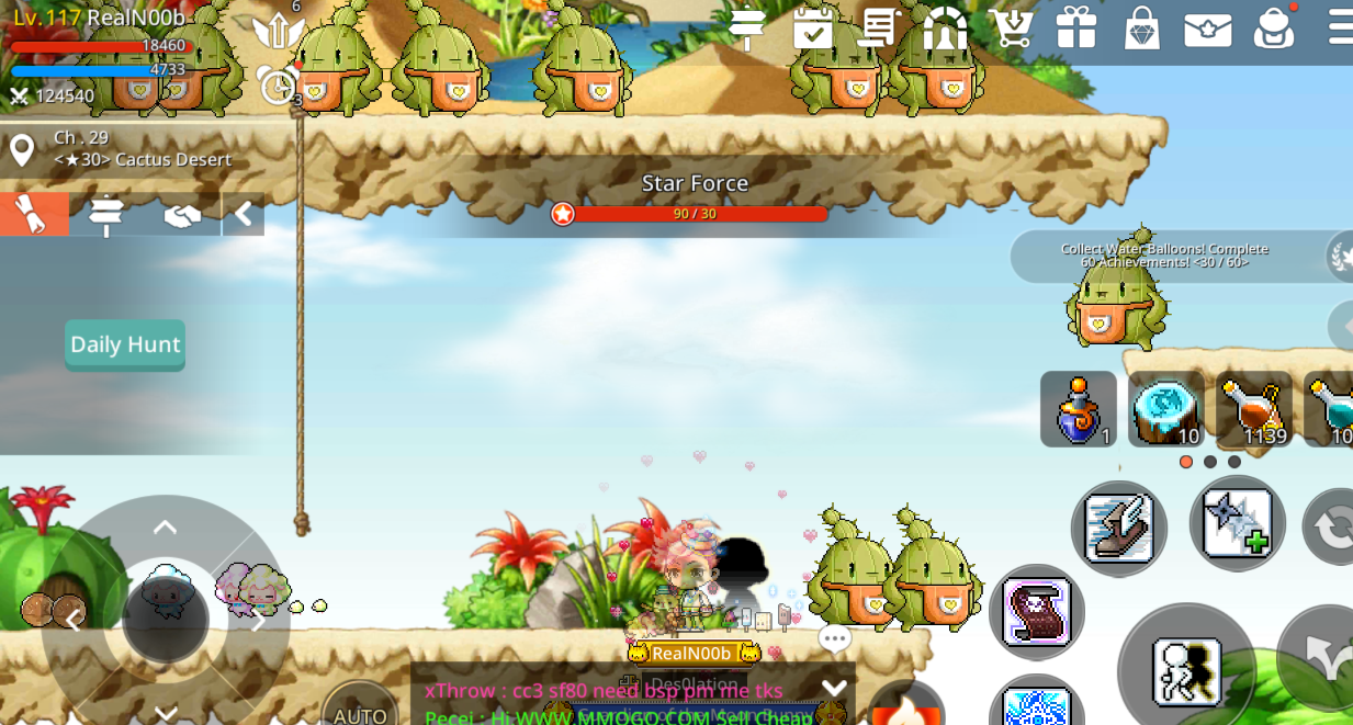 Best Place To Grind (MapleStory M) Which Star Force Field To Use