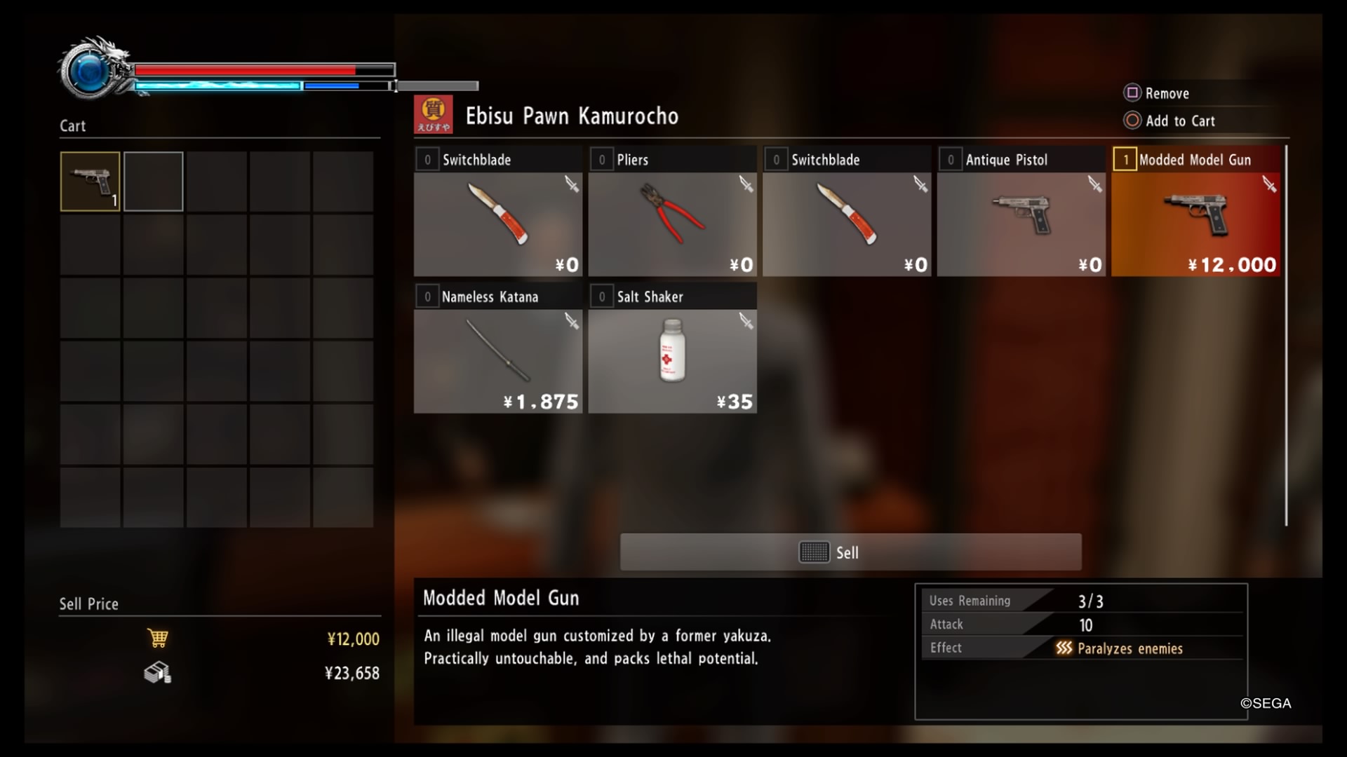 Yakuza Kiwami 2 How To Sell Silver Plates And Other Items