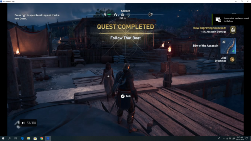 ac odyssey quest - follow that boat