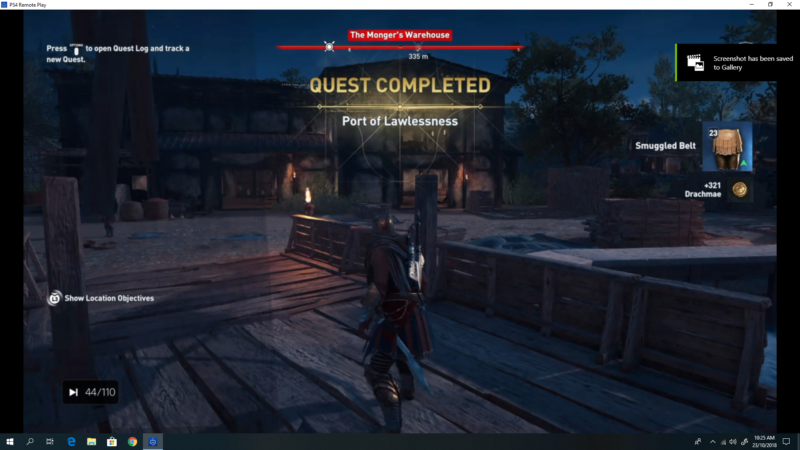 ac odyssey the monger warehouse location