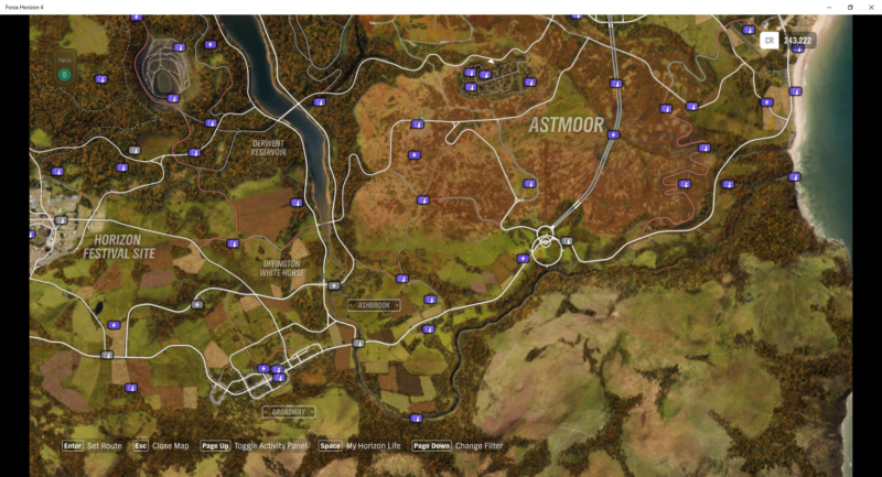 forza horizon 4 influence board location