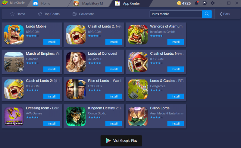 Download Lords Mobile on PC with NoxPlayer - Appcenter