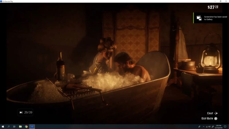 how to take a bath - red dead redemption