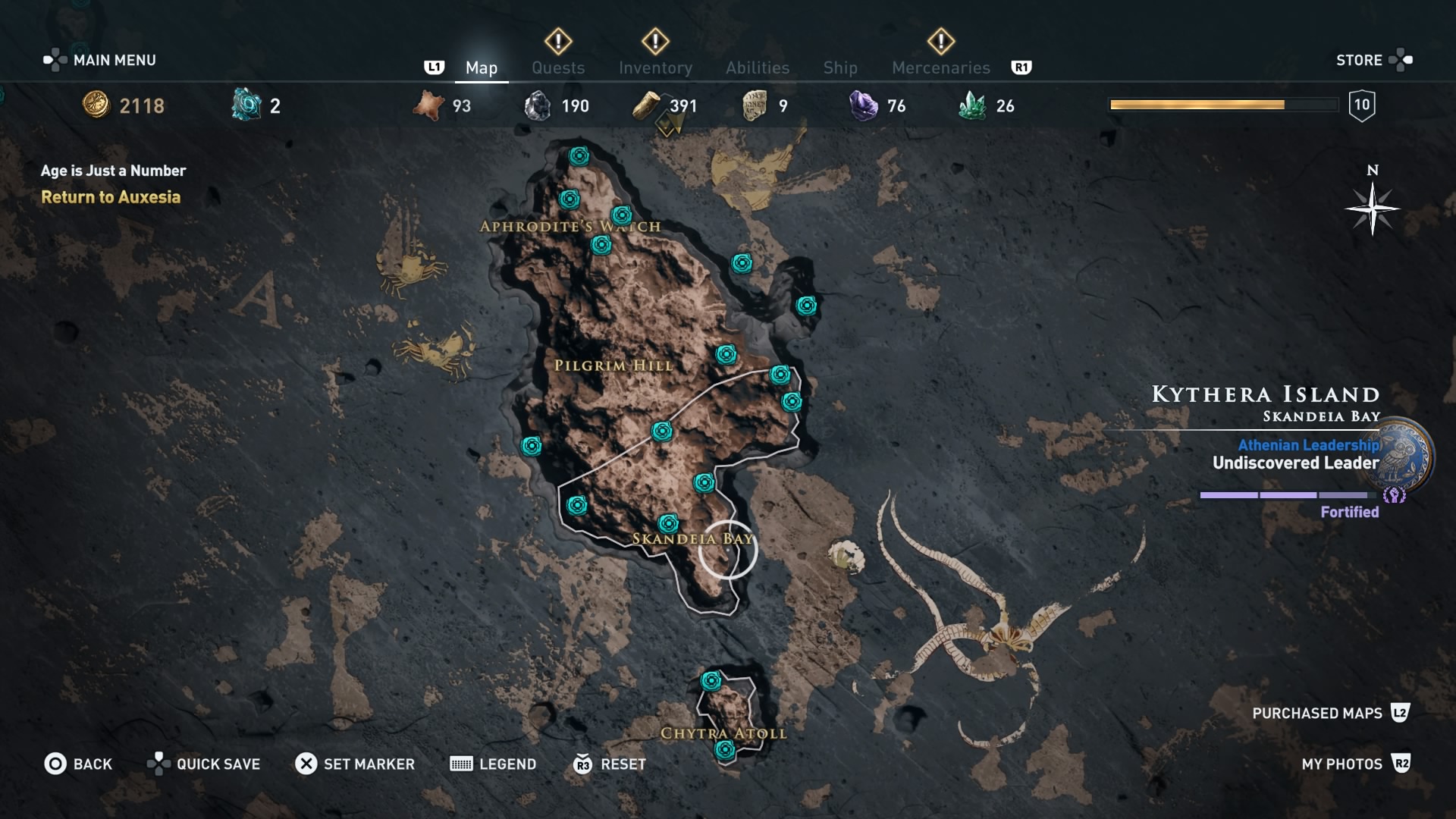 Орихалк assassins creed odyssey карта