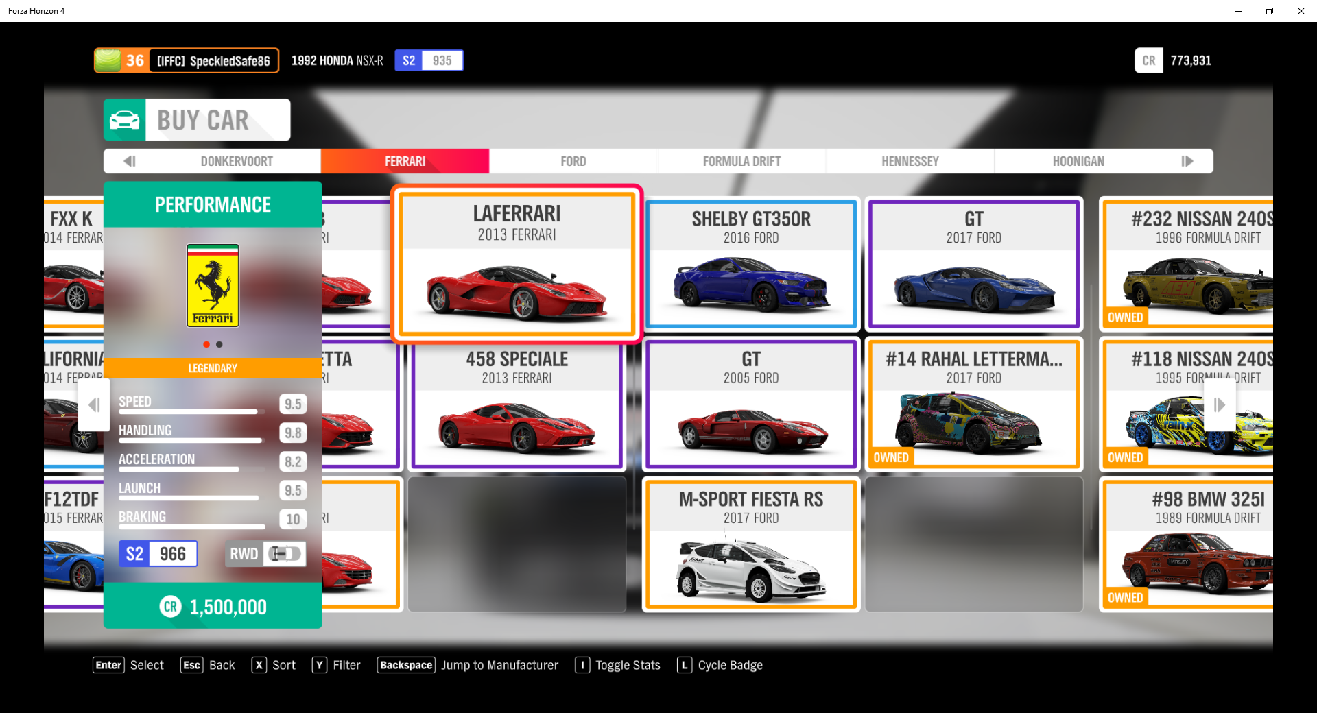 forza horizon 5 fastest cars