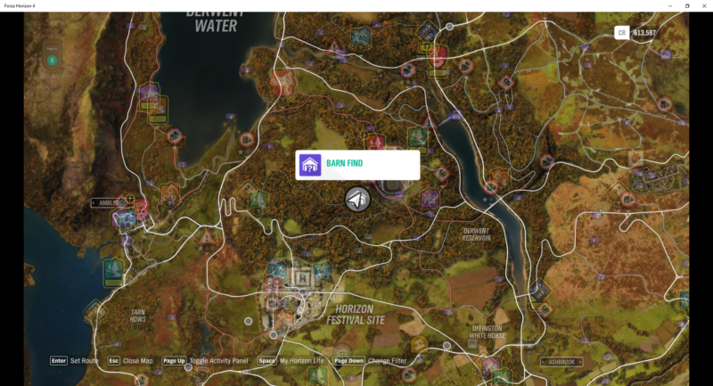 exact location of barn find forza horizon 4