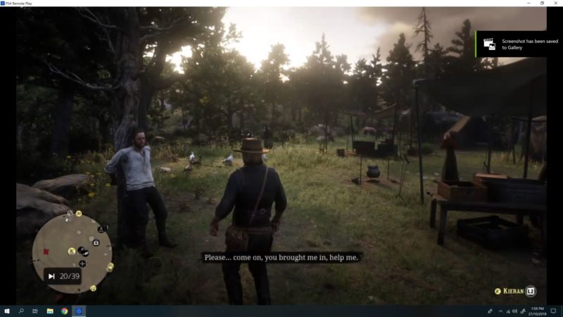 rdr 2 mission - paying a social call