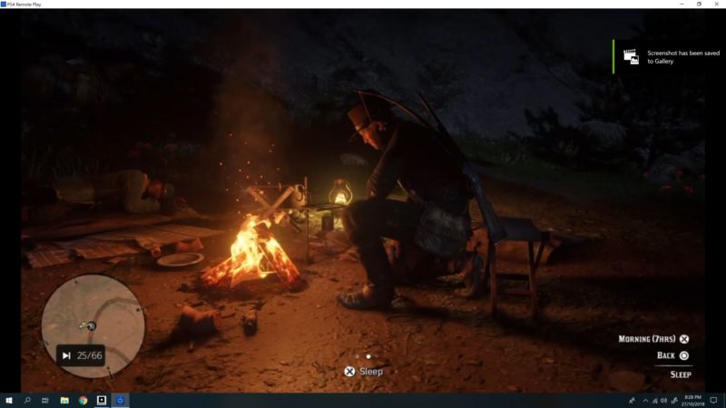 red dead redemption - start a campfire