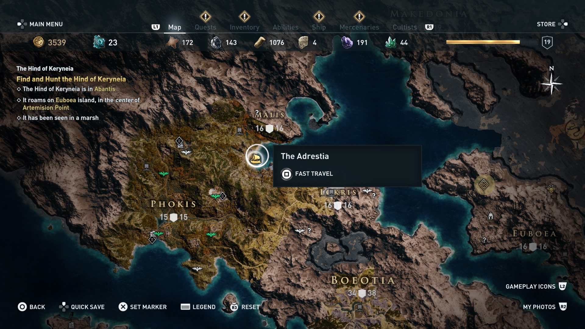 Assassin's Creed Odyssey The Hind Of Keryneia (Walkthrough)