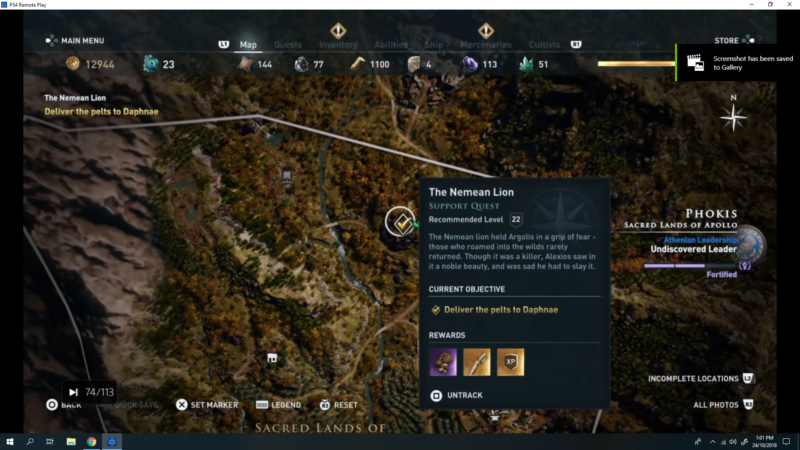 the nemean location quest guide