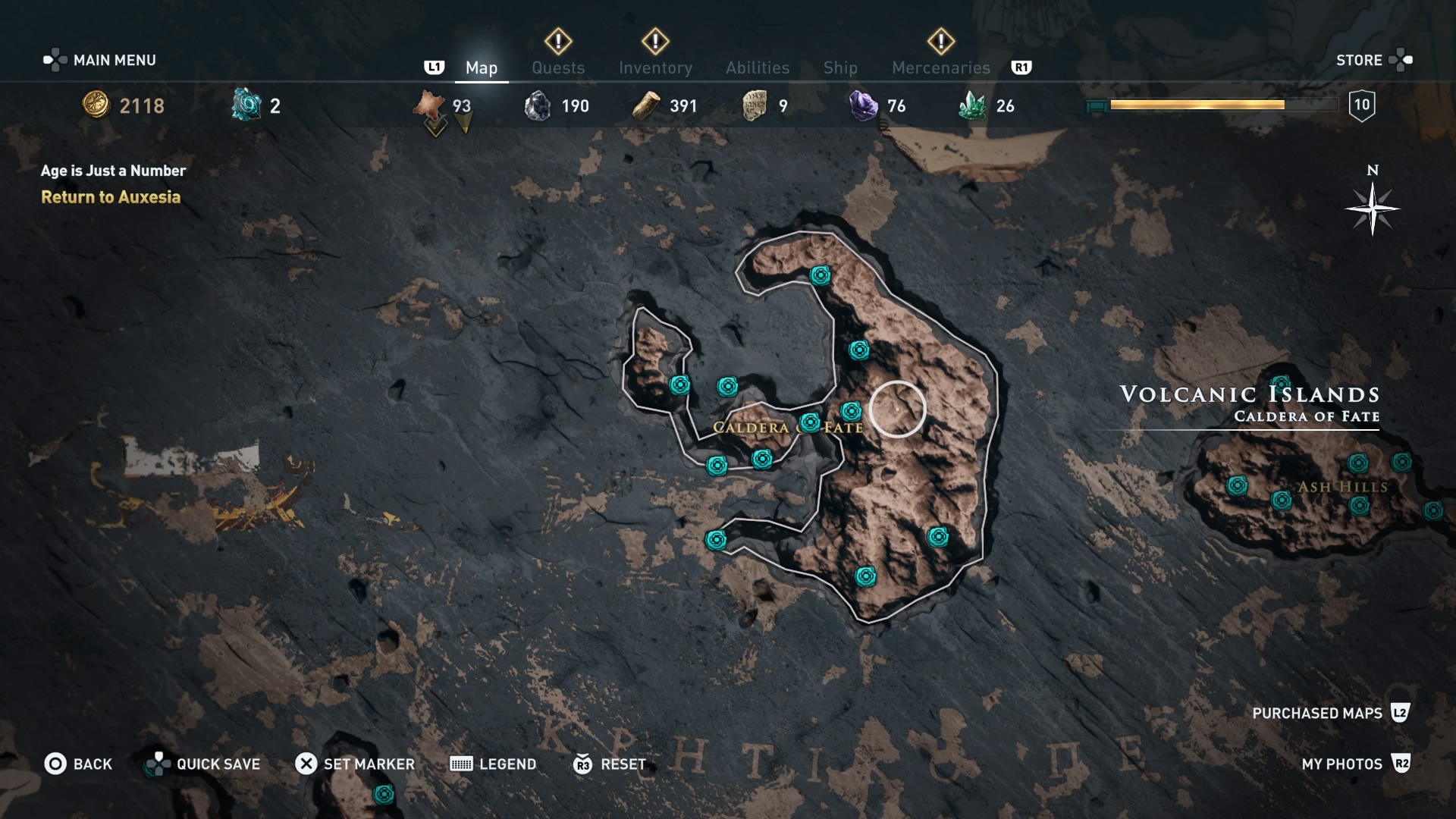 Карта орихалка assassins creed odyssey